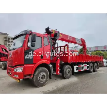 FAW Right Hand 8x4 12Wäser Ladwagen mit 16ton gerade Boom Crane